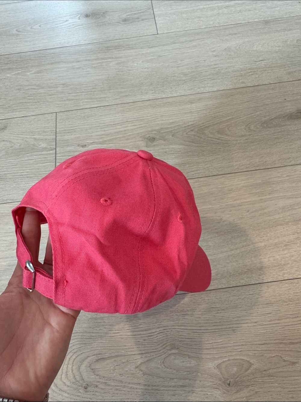 sofia by sofia vergara Pink Script-Embroidered Baseball Cap - Picture 4 of 4